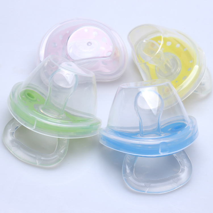 Baby Supplies Full Silica Gel Pacifier Two-Color Liquid Silicone Sleep Soothing Baby Pacifier Baby Nipple Baby Supplies Full Silica Gel Pacifier Two-Color Liquid Silicone Sleep Soothing Baby Pacifier Baby Nipple