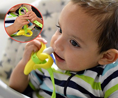 Jjovce Fixed Portable with Baby Pacifier Rope Teether Drop-Preventing Chain Stroller Toys for Children and Infants