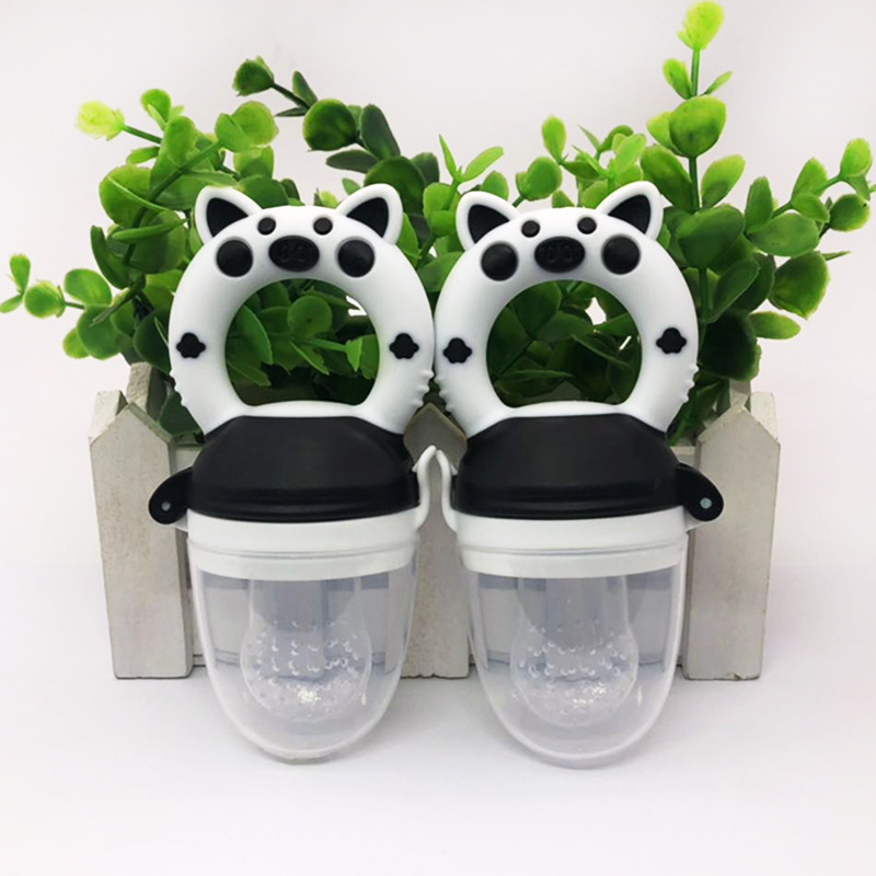 Baby Fruit and Vegetable Food Supplement Teether Baby Fruit Teether Happy Bite Pacifier Silicone Nipple