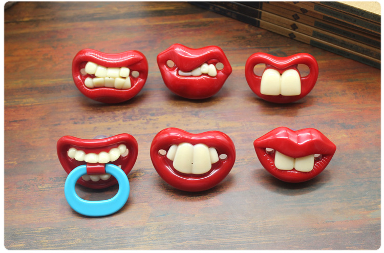 Funny Baby Pacifier Teeth 14 Optional Infant Thumb Mogul Denim Silicone Beard Nipple Funny Baby Pacifier Teeth 14 Optional Infant Thumb Mogul Denim Silicone Beard Nipple