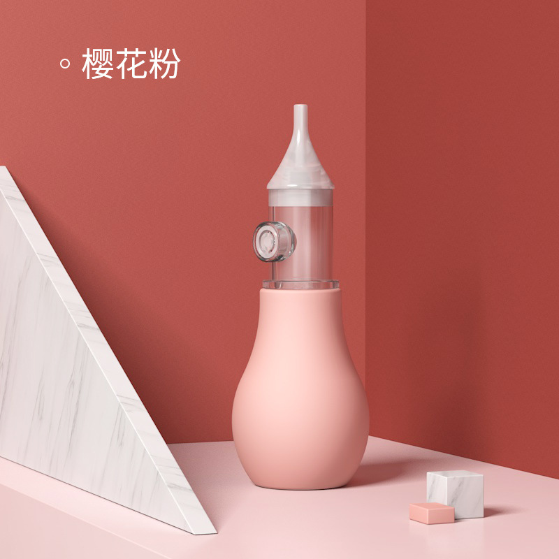 New Babies&#039; Nasal Suction Device Baby Anti-Backflow Silicone Nasal Aspirator Baby Manual Pump Snot Cleaner