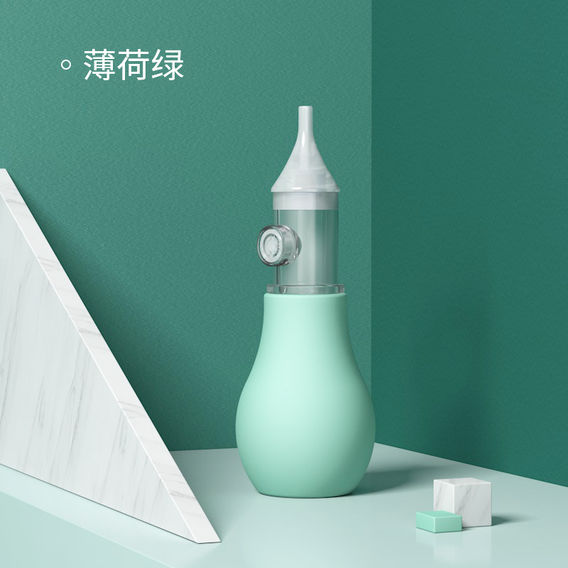 New Babies&#039; Nasal Suction Device Baby Anti-Backflow Silicone Nasal Aspirator Baby Manual Pump Snot Cleaner