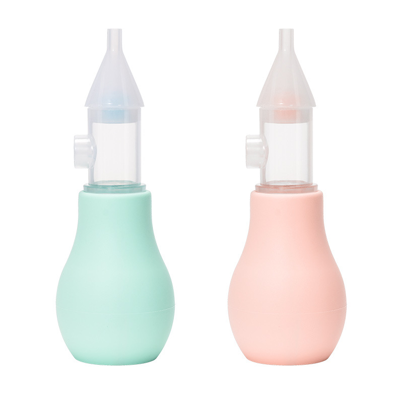New Babies&#039; Nasal Suction Device Baby Anti-Backflow Silicone Nasal Aspirator Baby Manual Pump Snot Cleaner