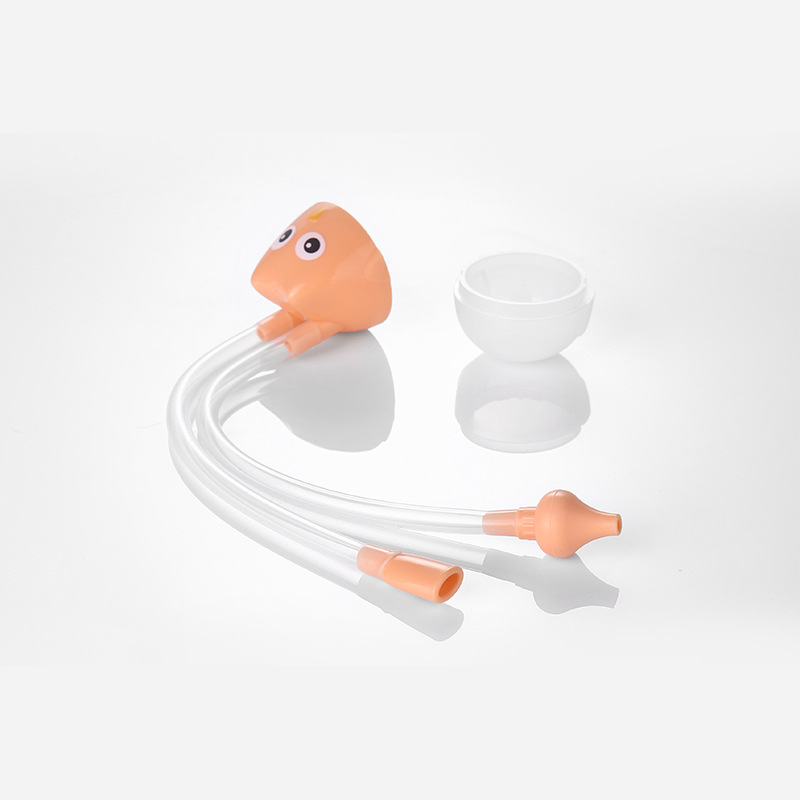 New Cartoon Baby Mouth Suction Nasal Aspirator Baby Nose Cleaner Newborn Anti-Backflow Catheter Nasal Aspirator