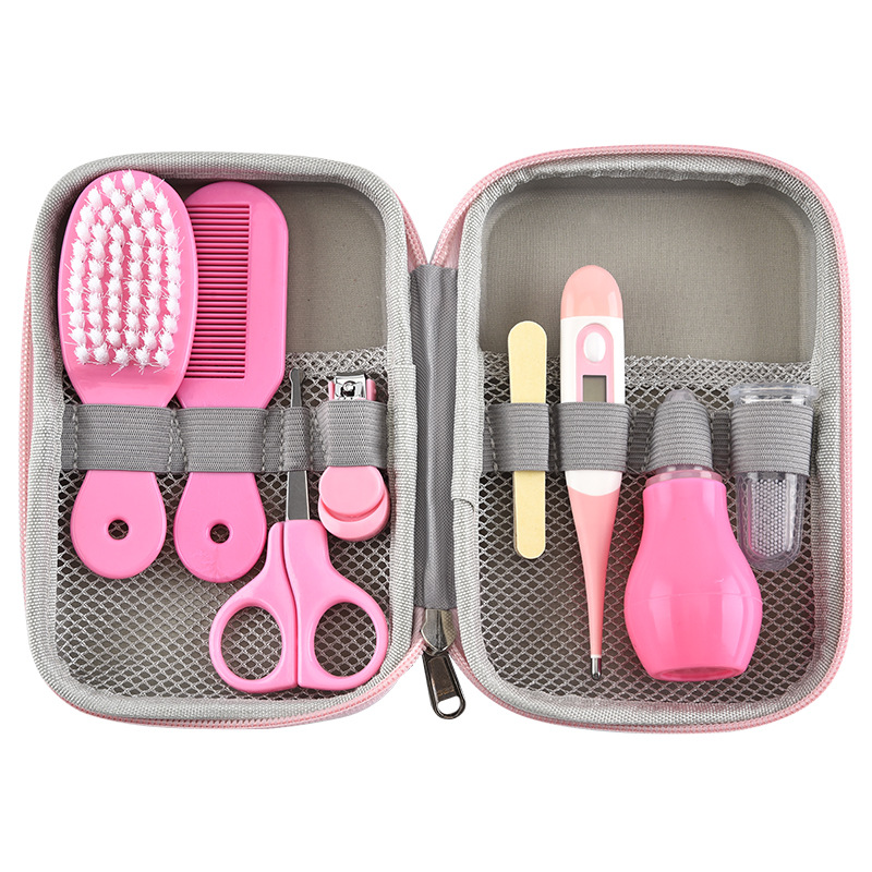 Children&#039;s Baby Nail Clippers Nose Aspirator Wlectronic Thermometer Packaged Combination Maternal and Infant 