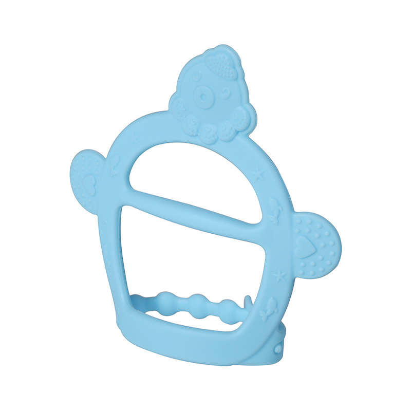 The manufacturer directly sells baby silicone toothbracelet tooth glue glove molar braces type baby bite glue tooth glue