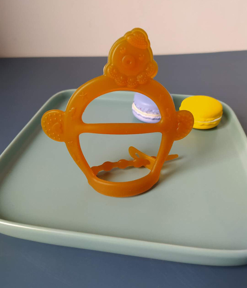 The manufacturer directly sells baby silicone toothbracelet tooth glue glove molar braces type baby bite glue tooth glue