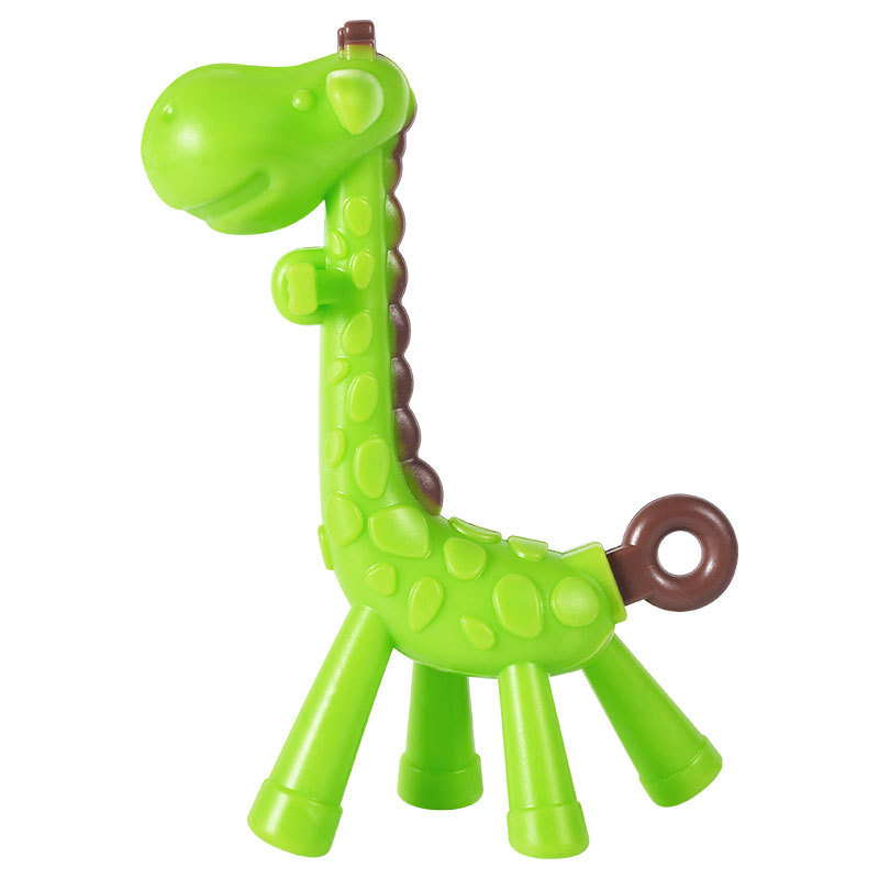 Baby silicone giraffe tooth glue Safety silica gel molar stick Baby deer tooth glue bite glue
