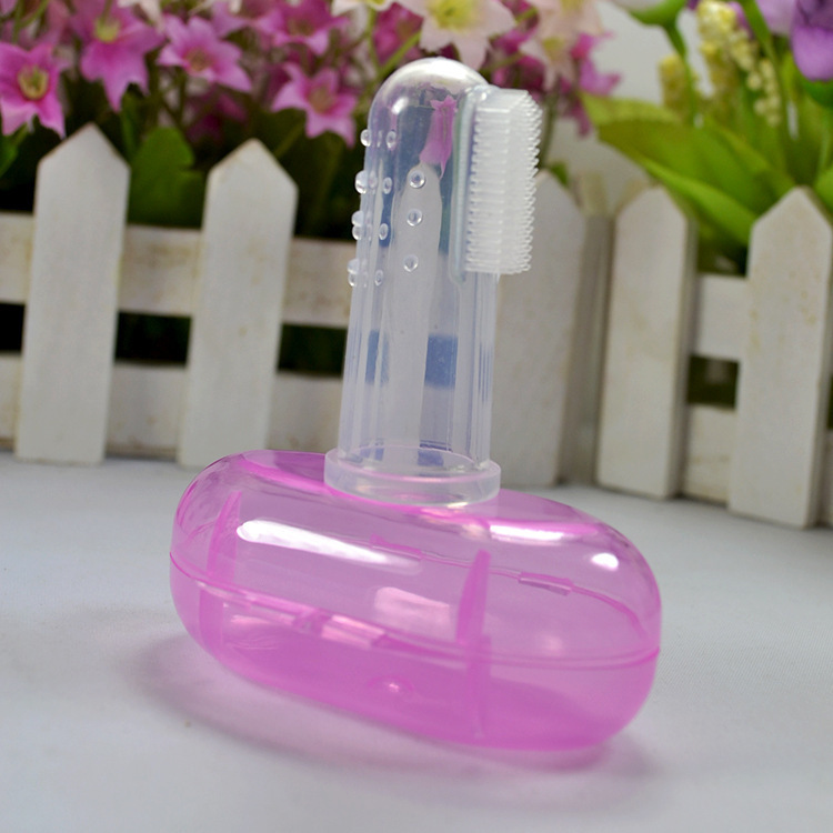Baby silicone toothbrush thumb tooth cover toothbrush milk teeth brush full silicone tongue toothbrush Baby silicone toothbrush thumb tooth cover toothbrush milk teeth brush full silicone tongue toothbrush