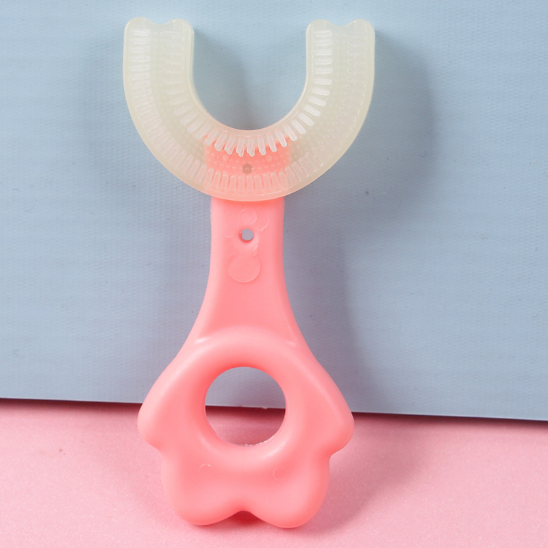 New Children's U-Shaped Silicone Toothbrush Manual Baby Lazy in the Mouth Brush Artifact Tooth Oral Cleaner New Children's U-Shaped Silicone Toothbrush Manual Baby Lazy in the Mouth Brush Artifact Tooth Oral Cleaner