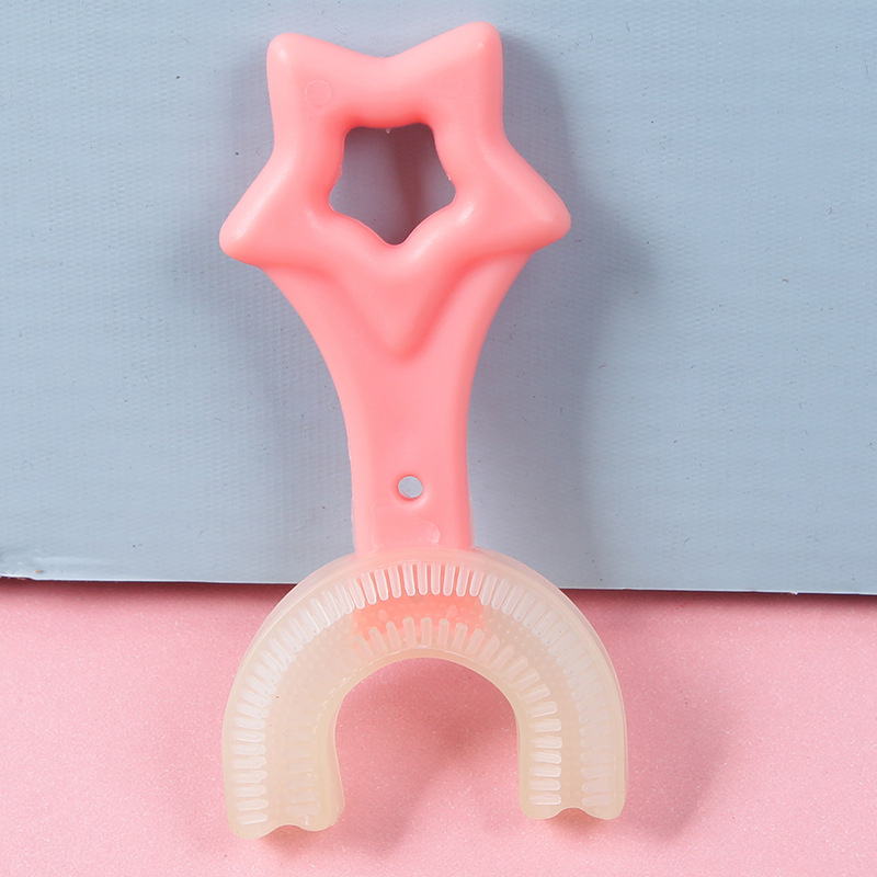 New Children's U-Shaped Silicone Toothbrush Manual Baby Lazy in the Mouth Brush Artifact Tooth Oral Cleaner New Children's U-Shaped Silicone Toothbrush Manual Baby Lazy in the Mouth Brush Artifact Tooth Oral Cleaner