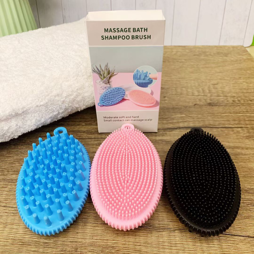 Shampoo Bath Massage Brush (Oval)
