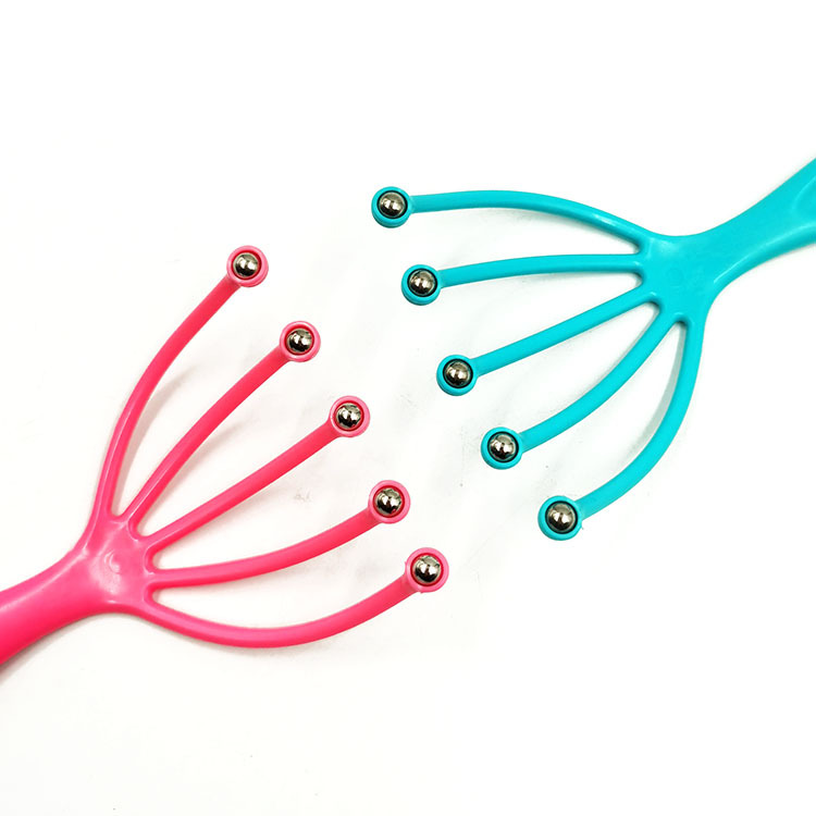 Five-Claw Head Massager Ball Head Massage Tingler Scalp Massager Scratching Head Head Scratching Shampoo Brush Wholesale