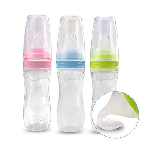 Rice Paste Feeding Bottle Baby Silicone Squeeze Spoon Rice Flour Baby Baby Spoon Complementary Feeding Bottle Feeder