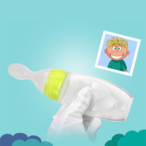 Rice Paste Feeding Bottle Baby Silicone Squeeze Spoon Rice Flour Baby Baby Spoon Complementary Feeding Bottle Feeder