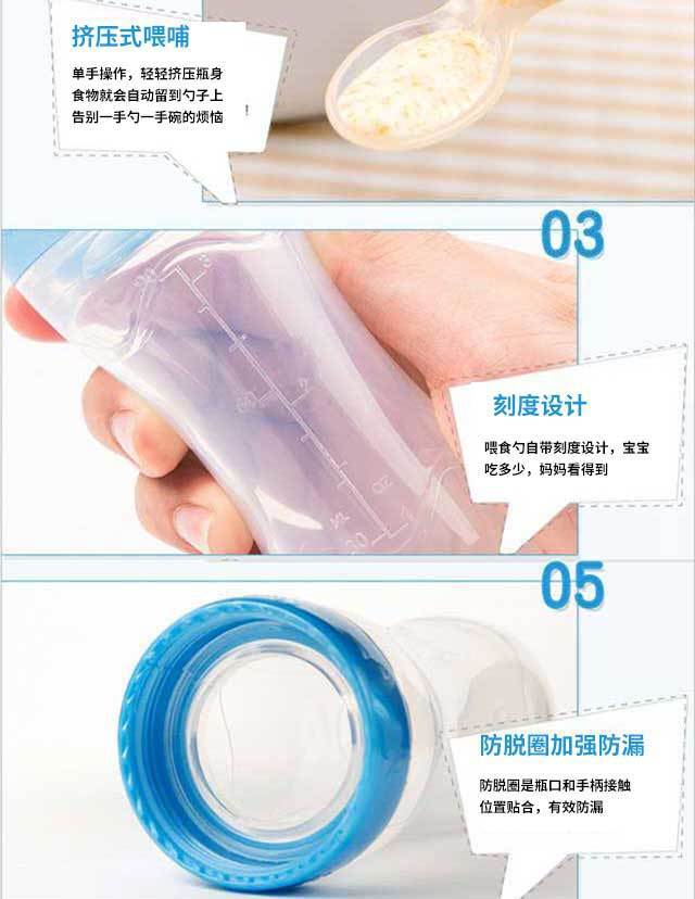 Rice Paste Feeding Bottle Baby Silicone Squeeze Spoon Rice Flour Baby Baby Spoon Complementary Feeding Bottle Feeder Rice Paste Feeding Bottle Baby Silicone Squeeze Spoon Rice Flour Baby Baby Spoon Complementary Feeding Bottle Feeder