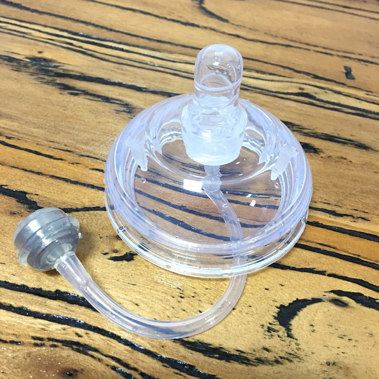 Feeding Bottle Straw Nipple Absorbent Nipple Water Changing Cup Baby Bottle Accessories Duckbill Rice Paste Spoon