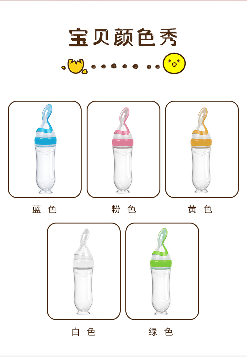 Baby Rice Paste Bottle Baby Silicone Nursing Bottle Squeeze Spoon Children Food Supplement Bottle Rice Paste Spoon Baby Rice Paste Bottle Baby Silicone Nursing Bottle Squeeze Spoon Children Food Supplement Bottle Rice Paste Spoon