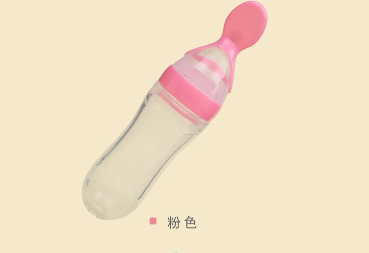 Baby Rice Paste Bottle Baby Training Silicone Nursing Bottle Squeeze Spoon Children Food Supplement Bottle Baby Rice Paste Bottle Baby Training Silicone Nursing Bottle Squeeze Spoon Children Food Supplement Bottle