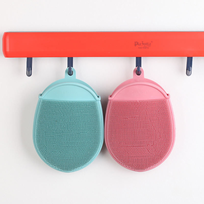 New Non-Slip Pet Baby Bath Silicone Bath Brush Baby Shampoo Massage Cover Hand Silicone Bath Brush