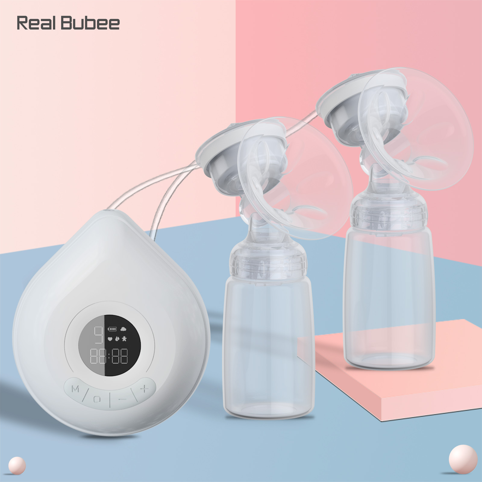 Bilateral Electric Breast Pump Breast Pump Milker Suction Large Automatic Massage Postpartum Lactagogue Device