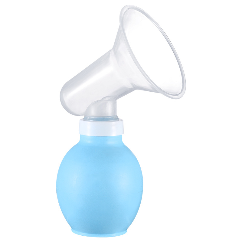 Factory Direct Sales Portable Manual Breast Pump Simple Elbow Milker Silicone Ball Promote Lactation Device