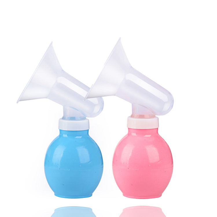Factory Direct Sales Portable Manual Breast Pump Simple Elbow Milker Silicone Ball Promote Lactation Device