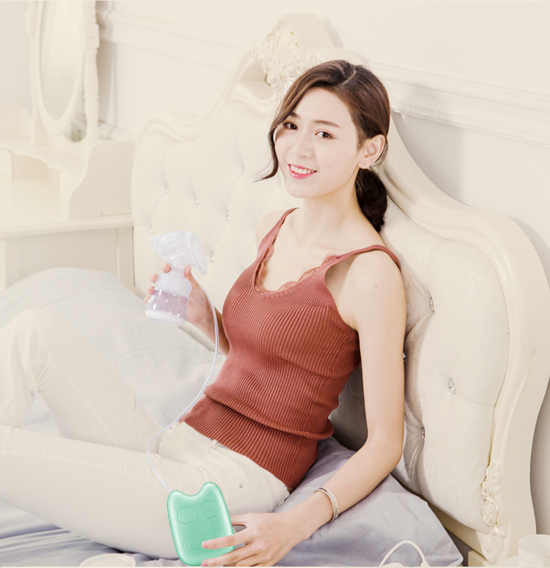 Intelligent Electric Breast Pump Mute Large Suction Automatic Milker Milk Suckling Milk Extractor