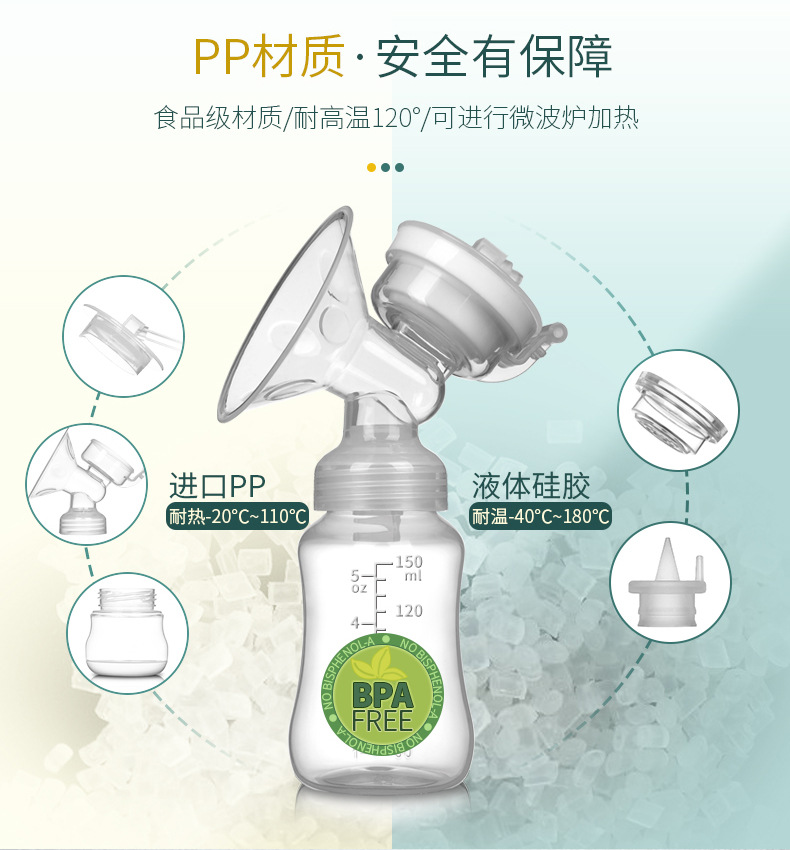 Smart Bilateral Electric Breast Pump Suction Large Mute Comfortable Automatic Breast Pump Milker Smart Bilateral Electric Breast Pump Suction Large Mute Comfortable Automatic Breast Pump Milker