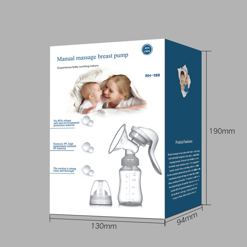 Manual Breast Pump Milker Milk Collection Comfortable Breast Pump Factory Wholesale