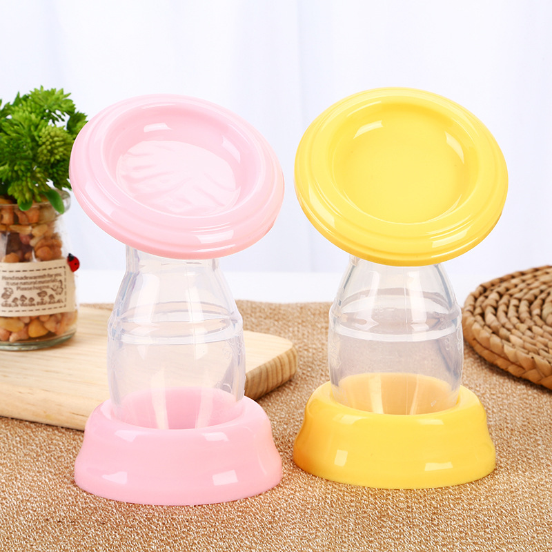 Factory Direct Sales Food Grade Full-Silicone Breast Pump Milk Claw Piece Manual Simple Breast Pump Breast Milk Set