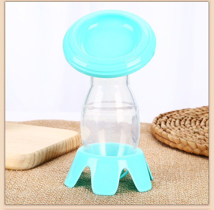 Factory Direct Sales Food Grade Full-Silicone Breast Pump Milk Claw Piece Manual Simple Breast Pump Breast Milk Set