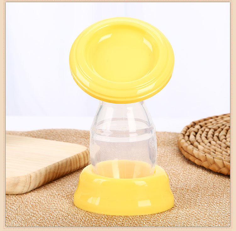 Factory Direct Sales Food Grade Full-Silicone Breast Pump Milk Claw Piece Manual Simple Breast Pump Breast Milk Set