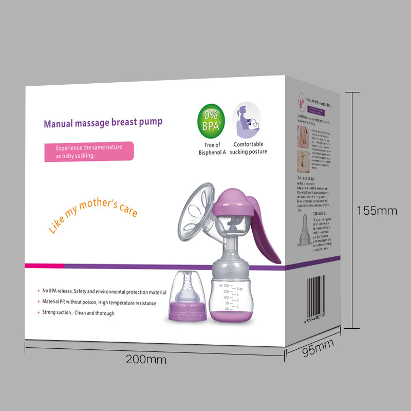 Manual Breast Pump Milker Lactagogue Artifact Suction Large Maternal Supplies Breast Pump