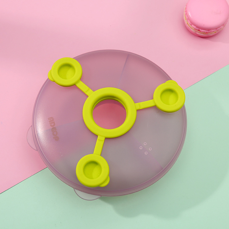 New Three-Grid Milk Powder Box Portable Milk Container Baby Milk Powder Can Storage Box Baby Food Box Factory Wholesale