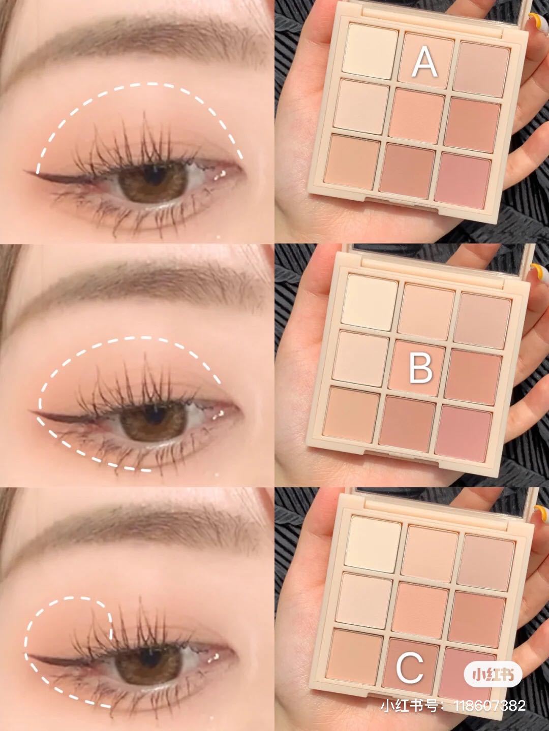 Nine Colors Eye Shadow Plate Matte Shimmer Milk Tea Earth Color Nine Grid Eye Shadow Cheap Domestic Goods Student Makeup
