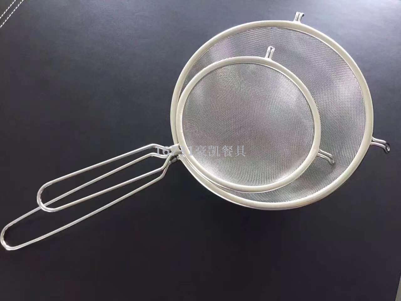 Stainless Steel Soy Milk and Juice Flour Sifter Strainer Household Kitchen Oil Grid Strainer Stainless Steel Soy Milk and Juice Flour Sifter Strainer Household Kitchen Oil Grid Strainer