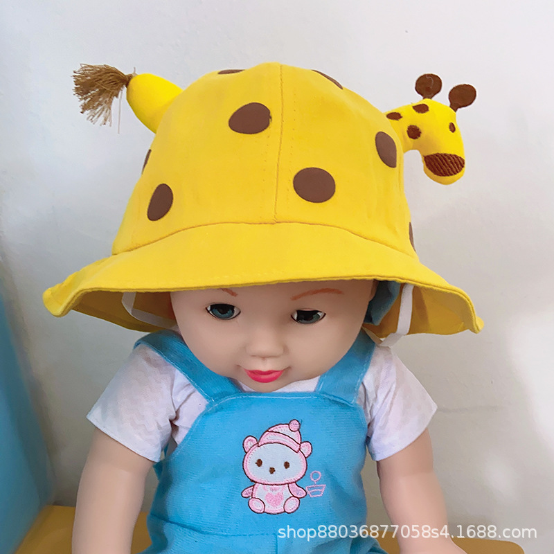 Baby Protection Mask Baby Hat Sun Block and Dustproof Young Children Cute Super Cute Anti-Droplet Bucket Hat Bucket Hat
