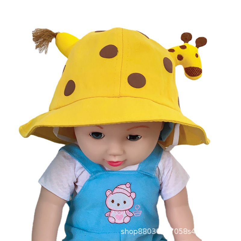 Baby Protection Mask Baby Hat Sun Block and Dustproof Young Children Cute Super Cute Anti-Droplet Bucket Hat Bucket Hat