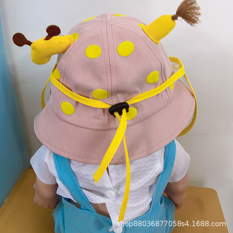 Baby Protection Mask Baby Hat Sun Block and Dustproof Young Children Cute Super Cute Anti-Droplet Bucket Hat Bucket Hat