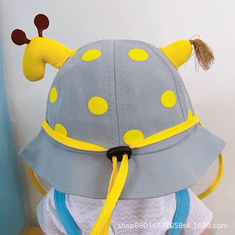 Baby Protection Mask Baby Hat Sun Block and Dustproof Young Children Cute Super Cute Anti-Droplet Bucket Hat Bucket Hat