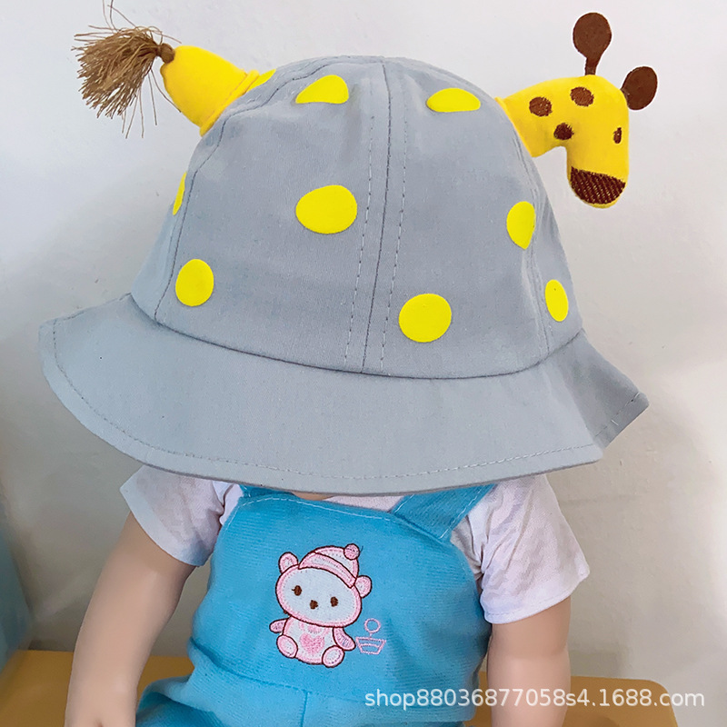Baby Protection Mask Baby Hat Sun Block and Dustproof Young Children Cute Super Cute Anti-Droplet Bucket Hat Bucket Hat