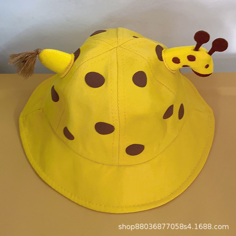 Baby Protection Mask Baby Hat Sun Block and Dustproof Young Children Cute Super Cute Anti-Droplet Bucket Hat Bucket Hat