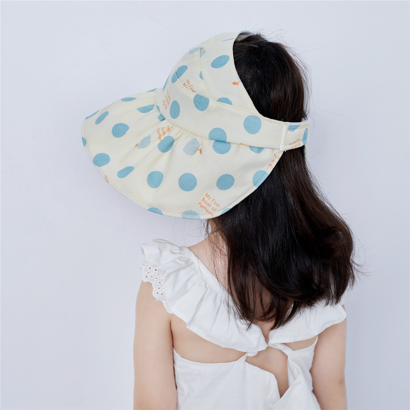 Children&#039;s Sun Hat Summer Thin Cute Girl Baby Hat Topless Hat Dot Sun Hat Children&#039;s Sun Hat