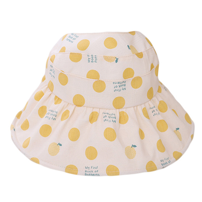 Children&#039;s Sun Hat Summer Thin Cute Girl Baby Hat Topless Hat Dot Sun Hat Children&#039;s Sun Hat