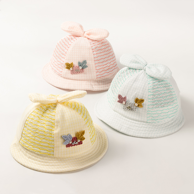 Baby hat spring 1-6-12 months male and female Baby thin summer princess lovely shade maple leaf net hat. Baby hat spring 1-6-12 months male and female Baby thin summer princess lovely shade maple leaf net hat.