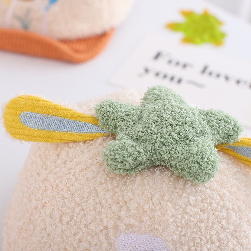 Baby Autumn and Winter Lamb Wool Warm Peaked Cap Cute Little Sheep Soft Brim Baseball Hat Baby Hat Winter Baby Autumn and Winter Lamb Wool Warm Peaked Cap Cute Little Sheep Soft Brim Baseball Hat Baby Hat Winter