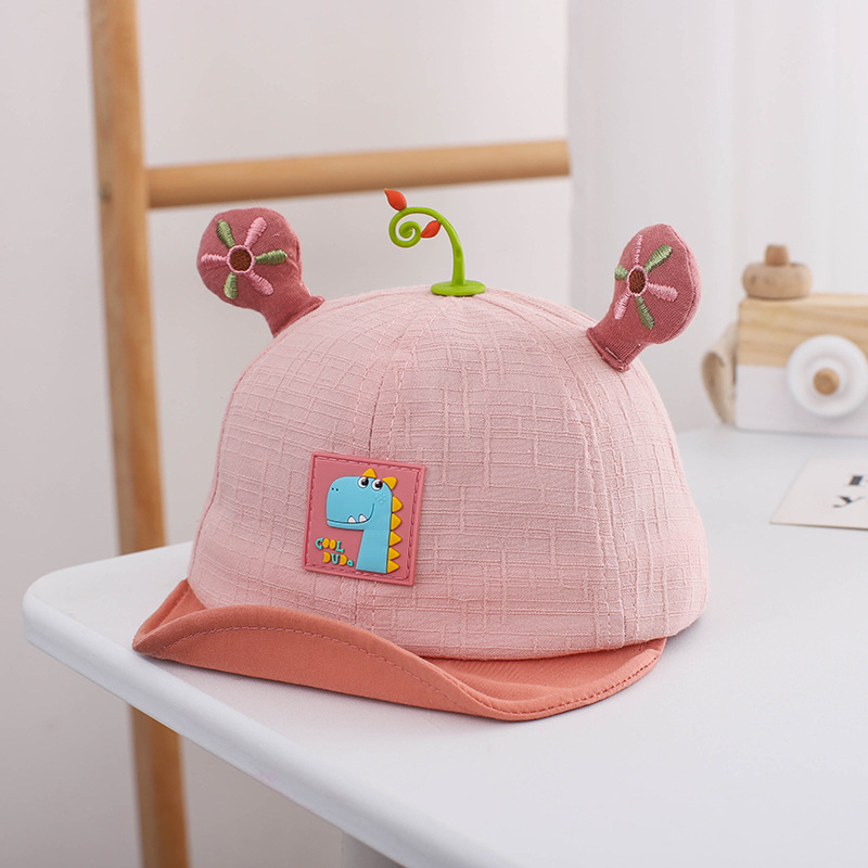 Baby Hat Spring and Autumn Thin Female Baby Peaked Cap Spring Cute Super Cute Infant Children Soft Brim Baseball Cap
