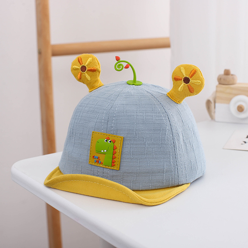 Baby Hat Spring and Autumn Thin Female Baby Peaked Cap Spring Cute Super Cute Infant Children Soft Brim Baseball Cap