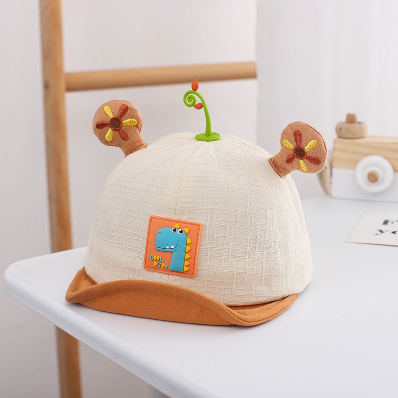 Baby Hat Spring and Autumn Thin Female Baby Peaked Cap Spring Cute Super Cute Infant Children Soft Brim Baseball Cap